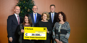 Beitragsbild des Blogbeitrags RLB-MitarbeiterInnen spenden für Schwerkranke ohne feste Bleibe
