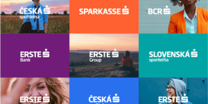 Beitragsbild des Blogbeitrags Erste Group: Neuer Markenauftritt ist monochrom, multicolor und „digital first”
