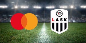 Beitragsbild des Blogbeitrags Mastercard und card complete statten LASK-Raiffeisen Arena mit bargeldlosem Bezahlsystem aus 