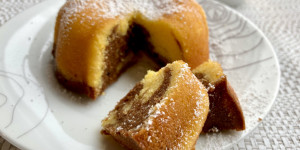 Beitragsbild des Blogbeitrags Glutenfreier Kuchen – bester Marmorkuchen ohne Gluten 