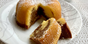 Beitragsbild des Blogbeitrags Glutenfreier Kuchen – bester Marmorkuchen ohne Gluten