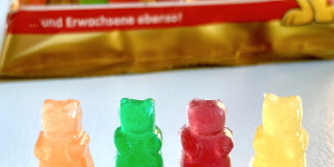 Beitragsbild des Blogbeitrags Gummibärchen selber machen – das beste Rezept!
