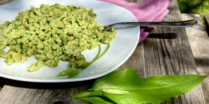 Beitragsbild des Blogbeitrags Bärlauchspätzle