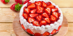 Beitragsbild des Blogbeitrags Erdbeertorte