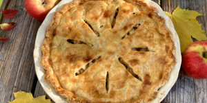 Beitragsbild des Blogbeitrags American Apple Pie – amerikanischer Apfelkuchen 