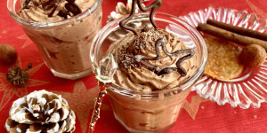 Beitragsbild des Blogbeitrags Weihnachtsdessert – Lebkuchenmousse au Chocolat 