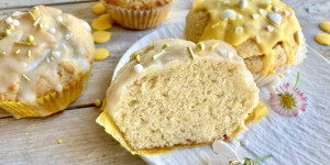 Beitragsbild des Blogbeitrags Zitronen Muffin Rezept