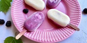 Beitragsbild des Blogbeitrags Joghurt Eis selber machen 