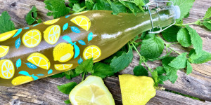 Beitragsbild des Blogbeitrags Zitronenlimonade selber machen