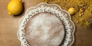 Beitragsbild des Blogbeitrags Italienischer Ricotta e Limone Kuchen mit Olivenöl 