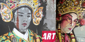Beitragsbild des Blogbeitrags Streetart auf Penang, freie Kunst für alle 