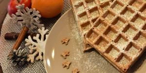 Beitragsbild des Blogbeitrags Weihnachtswaffeln