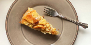 Beitragsbild des Blogbeitrags Gestürzter Birnenkuchen 