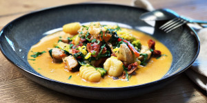 Beitragsbild des Blogbeitrags One-Pot-Gnocchi 