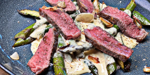 Beitragsbild des Blogbeitrags Spargel-Tagliata 