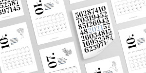Beitragsbild des Blogbeitrags Kalender 2021 zum Ausdrucken + Wochenplaner im Lineart Design