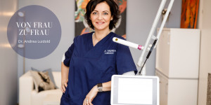 Beitragsbild des Blogbeitrags Interview mit Dr. Andrea Luidold – Lasertechnik für Intimgesundheit