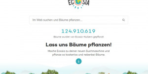 Beitragsbild des Blogbeitrags ECOSIA – Die grüne Suchmaschine