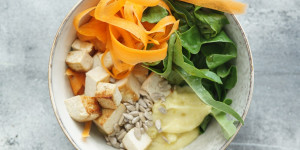 Beitragsbild des Blogbeitrags Sommer-Blitz-Bowl (vegan, glutenfrei)