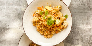 Beitragsbild des Blogbeitrags Reis“Fleisch“ für die Familie 