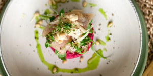 Beitragsbild des Blogbeitrags Weihnachtsdinner (vegetarisch/pescetarisch/vegan)