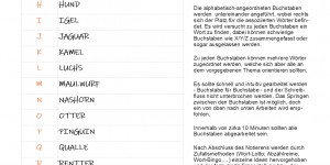 Beitragsbild des Blogbeitrags Ab durch die Mitte mit ABC-Wissens-Listen!