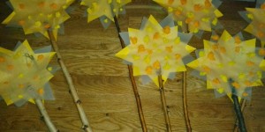 Beitragsbild des Blogbeitrags SternenStock und süßer Schneemann