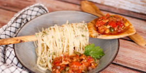 Beitragsbild des Blogbeitrags Spaghetti al tonno e ceci