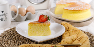 Beitragsbild des Blogbeitrags Japanese Cheesecake 