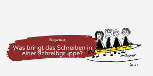 Beitragsbild des Blogbeitrags Was bringt das Schreiben in einer Schreibgruppe? 