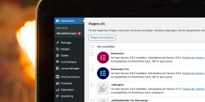 Beitragsbild des Blogbeitrags Elementor Sicherheitslücke entdeckt – Elementor Updates machen!