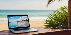 Beitragsbild des Blogbeitrags Wie du mit einer verkaufsstarken Landingpage das Sommerloch überstehst