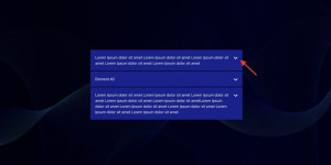 Beitragsbild des Blogbeitrags Wie man im Accordion-Widget von Elementor die Position des Icons nach oben setzt