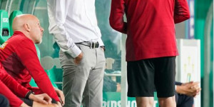 Beitragsbild des Blogbeitrags Im 100. Spiel als Rapid-Trainer in der Bundesliga hat Kühbauer den „ganzen Druck“ 