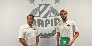 Beitragsbild des Blogbeitrags Der Sohn des Sportchefs von Lazio Rom versucht es bei Rapid