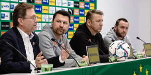 Beitragsbild des Blogbeitrags Beim Präsidenten hat Rapids Sportchef leichtes Spiel