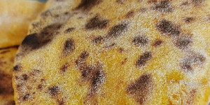 Beitragsbild des Blogbeitrags Süßkartoffel-Naan