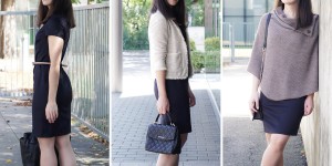 Beitragsbild des Blogbeitrags 1 Teil, 3 Outfits: So kannst du dein Etuikleid kombinieren