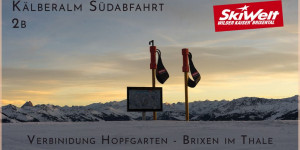 Beitragsbild des Blogbeitrags Kälberalm Südabfahrt 2b – Verbindung Hopfgarten und Brixen im Thale | SkiWelt Wilder Kaiser 