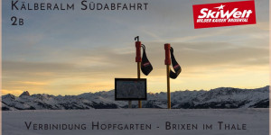 Beitragsbild des Blogbeitrags Kälberalm Südabfahrt 2b – Verbindung Hopfgarten und Brixen im Thale | SkiWelt Wilder Kaiser