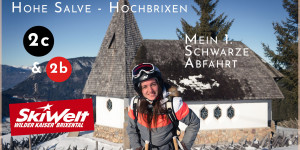Beitragsbild des Blogbeitrags Meine 1. Schwarze Abfahrt von der Hohen Slave | SkiWelt Wilder Kaiser