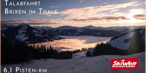 Beitragsbild des Blogbeitrags Talabfahrt Brixen im Thale | SkiWelt Wilder Kaiser