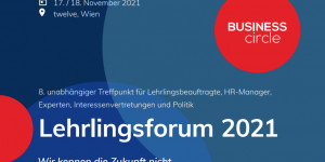 Beitragsbild des Blogbeitrags 8. Lehrlingsforum 2021 in Wien 