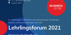 Beitragsbild des Blogbeitrags 8. Lehrlingsforum 2021 in Wien