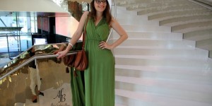 Beitragsbild des Blogbeitrags Outfit: Langes Sommerkleid in Grün