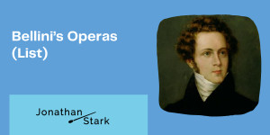 Beitragsbild des Blogbeitrags Bellinis Operas (List) 