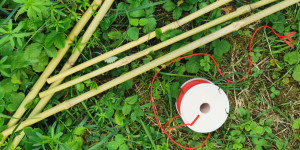 Beitragsbild des Blogbeitrags Einen Bereich im Garten abstecken