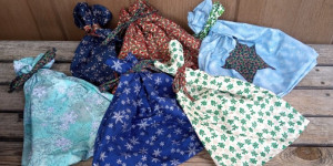 Beitragsbild des Blogbeitrags Geschenksäcke nähen - Sew Gift Bags