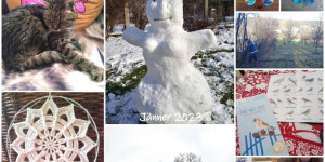 Beitragsbild des Blogbeitrags Monatscollage Jänner 2023