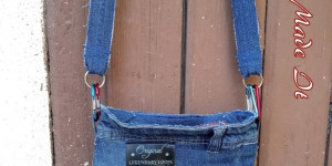 Beitragsbild des Blogbeitrags Jeans Handtasche - Denim Handbag